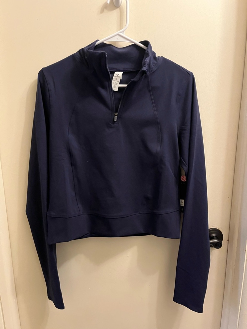 90 Degree By Reflex Navy Half-Zip Pullover